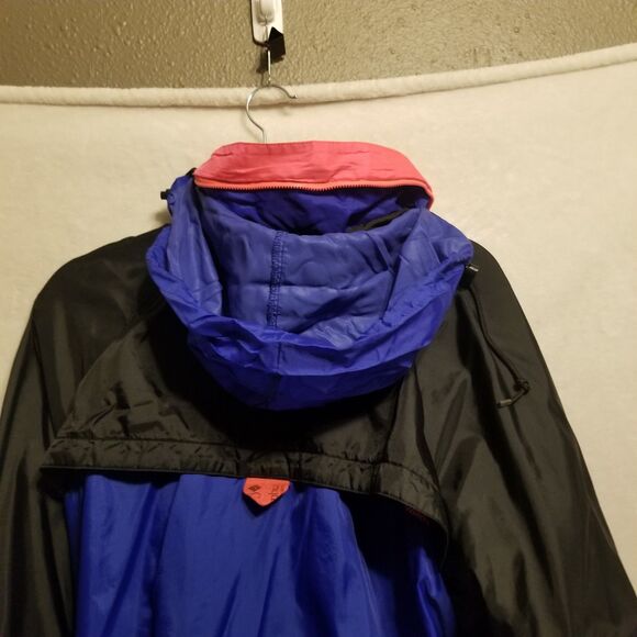 Columbia Mens L Jacket Windbreaker Hooded Vented Packable Lightweight Outdoors - Picture 7 of 8